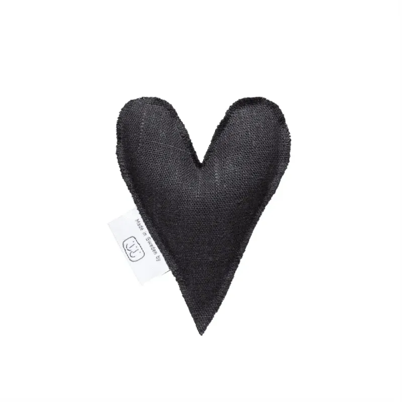 Lavendelhjärta Svart