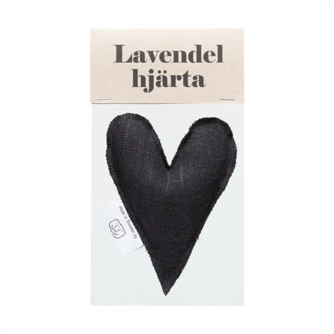 Huvudbild Lavendelhjärta Svart