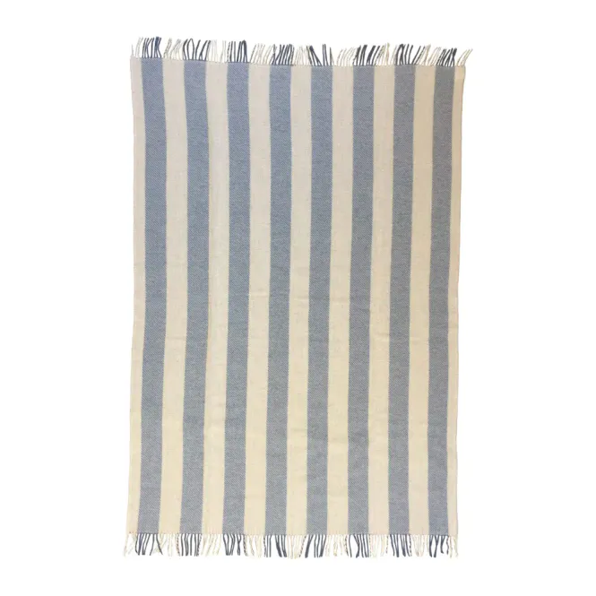 Huvudbild Gotland Stripe Blå/Vit